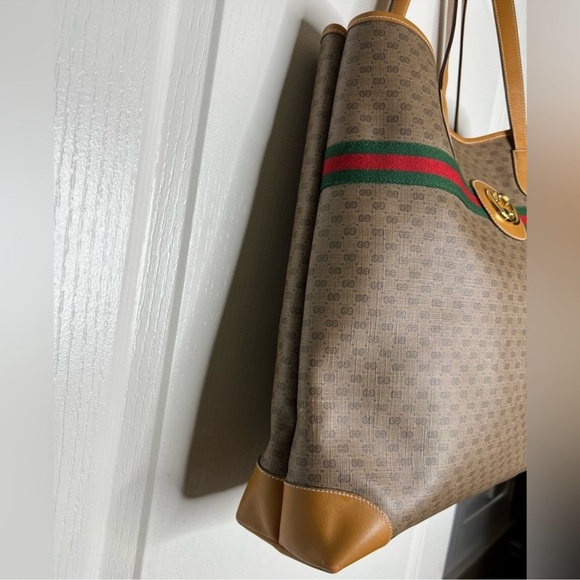 Gucci Vintage Web Tote - Picture 4 of 15